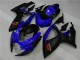 2006-2007 Suzuki GSXR 600/750 Motorcycle Fairings - Blue Matte Black Red Canada
