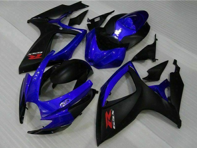 2006-2007 Suzuki GSXR 600/750 Motorcycle Fairings - Blue Matte Black Red Canada