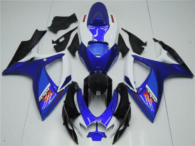 2006-2007 Suzuki GSXR 600/750 Motorcycle Fairing - White Blue Black Red Canada