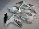 2006-2007 Suzuki GSXR 600/750 Motorcycle Fairings - White Silver Canada
