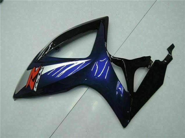 2006-2007 Suzuki GSXR 600/750 Motorcycle Fairings - Glossy Black Blue Canada