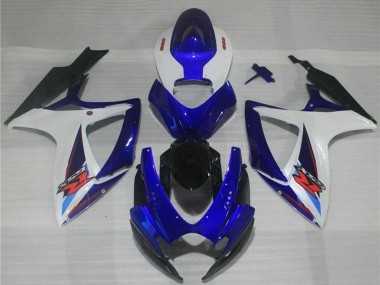 2006-2007 Suzuki GSXR 600/750 Motorcycle Fairings - White Blue Black Red Canada