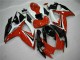 2006-2007 Suzuki GSXR 600/750 Motorcycle Fairings - White Red Glossy Black Stripe Canada