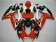 2006-2007 Suzuki GSXR 600/750 Motorcycle Fairings - White Red Glossy Black Stripe Canada