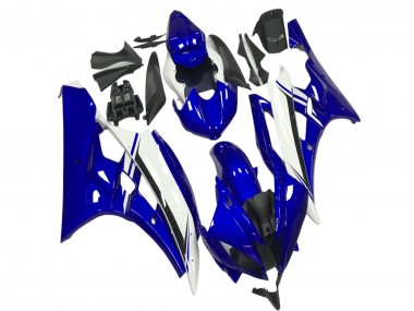 2006-2007 Yamaha YZF R6 Motorcycle Fairings - Blue White Black Canada