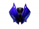 2006-2007 Yamaha YZF R6 Motorcycle Fairing - Blue Matte Black Canada
