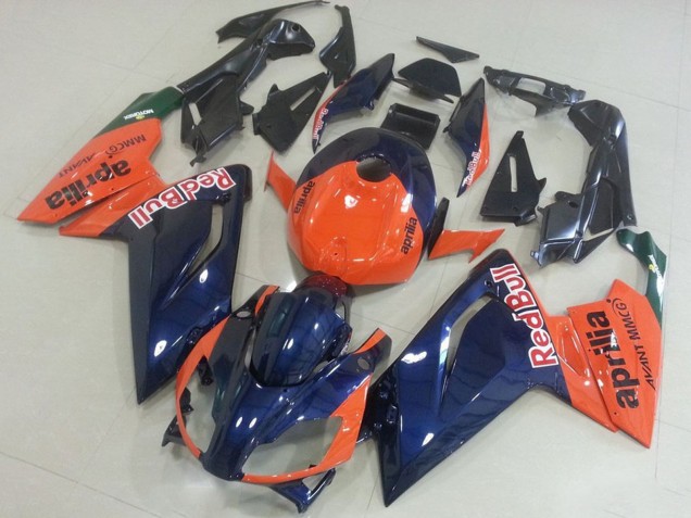 2006-2011 Aprilia RS125 Motorcycle Fairings - Orange Dark Blue Canada