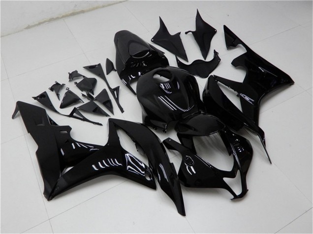 2007-2008 Honda CBR600RR Motorcycle Fairings - Glossy Black Canada