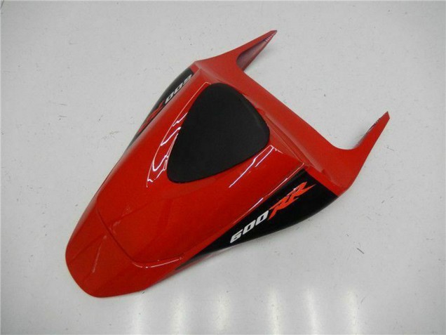 2007-2008 Honda CBR600RR Motorcycle Fairings - Red Matte Black with Decals Canada