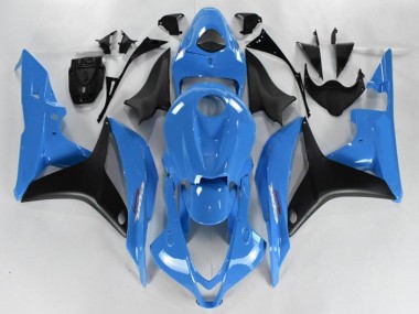2007-2008 Honda CBR600RR Motorcycle Fairing - Light Blue Glossy Black Canada