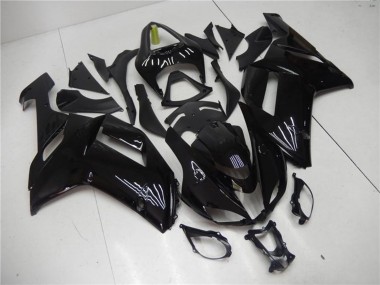 2007-2008 Kawasaki ZX6R Abs Motorcycle Fairing - Glossy Black Canada