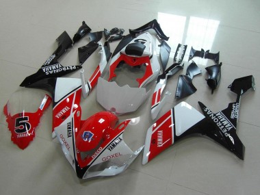 2007-2008 Yamaha YZF R1 Motorcycle Fairings - White Red Black Petronas Goxel Canada