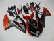 2008-2010 Suzuki GSXR 600/750 Motorcycle Fairings - Orange Grey Glossy Black Canada