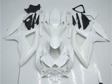 2008-2010 Suzuki GSXR 600/750 Motorcycle Fairing - White Canada