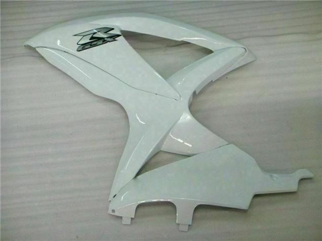 2008-2010 Suzuki GSXR 600/750 Motorcycle Fairings - White Canada