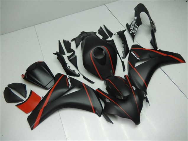 2008-2011 Honda CBR1000RR Motorcycle Fairings - Matte Black Red Canada