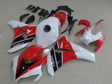 2008-2011 Honda CBR1000RR Motorcycle Fairings Kits - White Red Glossy Black Canada