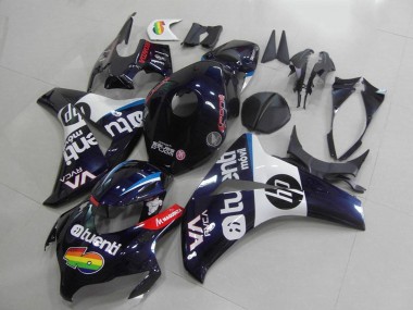 2008-2011 Honda CBR1000RR Motorcycle Fairings - Dark Blue White Red Tuenli HP Canada