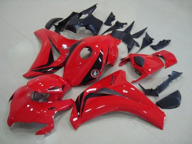 2008-2011 Honda CBR1000RR Motorcycle Fairing Kits - Red Glossy Black OEM Style Canada