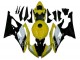 2008-2016 Yamaha YZF R6 Motorcycle Fairings - Yellow White Glossy Black Canada