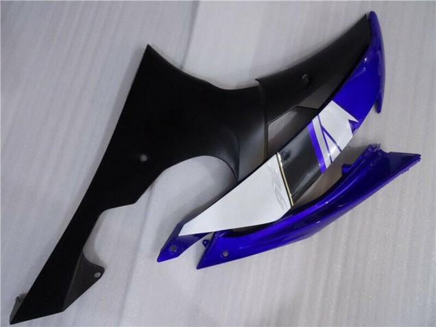 2008-2016 Yamaha YZF R6 Motorcycle Fairings - White Blue Matte Black Canada