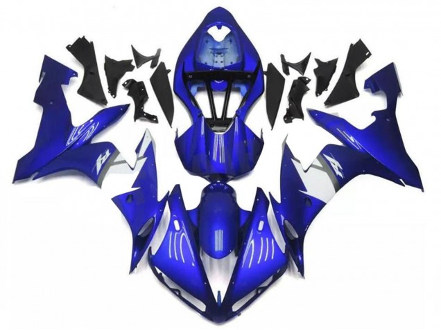 2009-2011 Yamaha YZF R1 Motorcycle Fairings - Blue White Canada