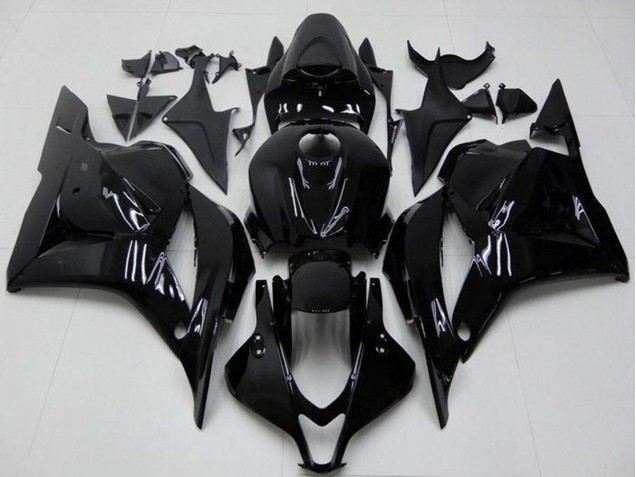 2009-2012 Honda CBR600RR Motorcycle Fairing Kits - Glossy Black Canada