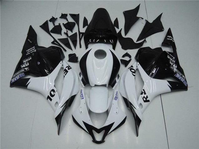 2009-2012 Honda CBR600RR Motorcycle Fairing - White Glossy Black Repsol Canada