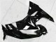 2009-2012 Kawasaki ZX6R Motorcycle Fairings - Glossy Black White Ninja Canada