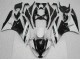 2009-2012 Kawasaki ZX6R Motorcycle Fairings - Glossy Black White Canada