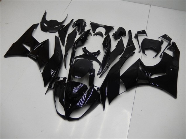 2009-2012 Kawasaki ZX6R Motorcycle Fairings - Glossy Black Canada