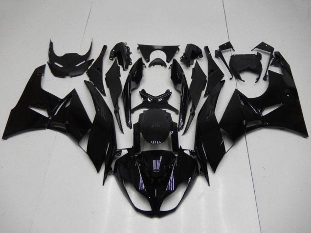 2009-2012 Kawasaki ZX6R Motorcycle Fairings - Glossy Black Canada