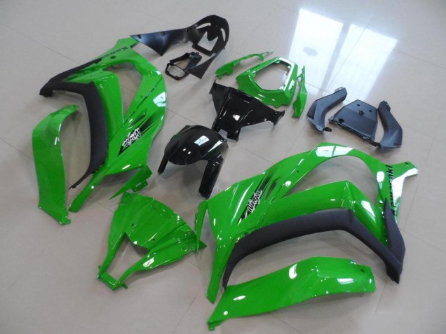 2011-2015 Kawasaki ZX10R Motorcycle Fairings - Green Black OEM Style Canada