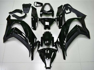 2011-2015 Kawasaki ZX10R Motorcycle Fairings - Glossy Black Canada