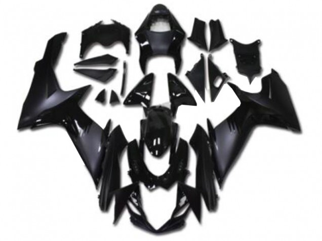 2011-2024 Suzuki GSXR 600/750 Motorcycle Fairings - Glossy Black Matte Black Canada