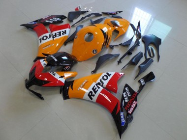 2012-2016 Honda CBR1000RR Bike Fairings - Orange White Red Glossy Black Repsol Canada