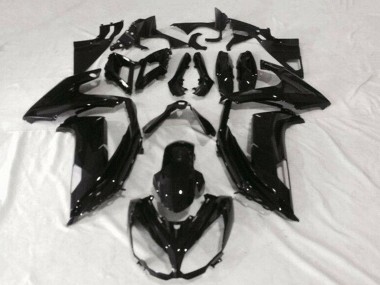 2012-2016 Kawasaki EX650 Motorcycle Fairings - Glossy Black Canada