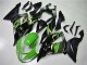 2013-2018 Kawasaki ZX6R Motorcycle Fairings - Green Yellow Glossy Black Matte Black Canada