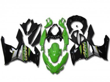 2018-2024 Kawasaki EX400 Motorcycle Fairings - Green Black Grey Canada