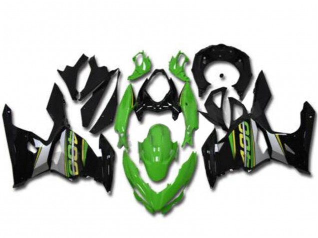 2018-2024 Kawasaki EX400 Motorcycle Fairings - Green Black Grey Canada