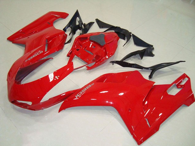 2007-2014 Ducati 1098 Motorcycle Fairing Kits - Red Canada