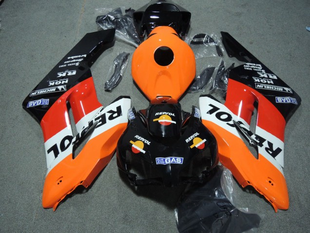 2004-2005 Honda CBR1000RR Abs Fairing Kits - Orange White Red Glossy Black Repsol Canada