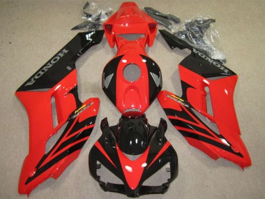 2004-2005 Honda CBR1000RR Motorcycle Fairings - Red Glossy Black Fireblade Canada