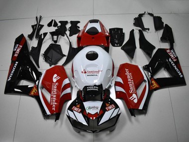 2012-2016 Honda CBR1000RR Motorcycle Fairings - White Red Glossy Black Santander Canada