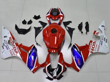 2017-2023 Honda CBR1000RR Motorcycle Fairing - White Red Blue Black HRC Canada