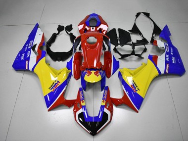 2017-2023 Honda CBR1000RR Motorcycle Fairing - White Red Blue Yellow HRC Canada