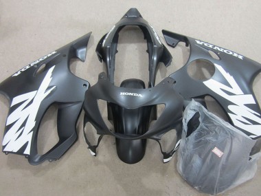 1999-2000 Honda CBR600 F4 Motorcycle Fairings - Matte Black Red Decals Canada