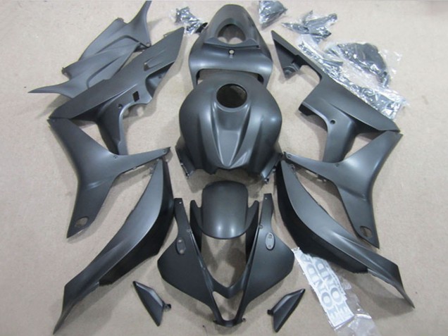 2007-2008 Honda CBR600RR Bike Fairings - Matte Black Canada