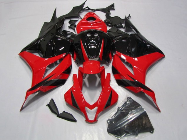 2009-2012 Honda CBR600RR Motorcycle Fairings Kits - Red Glossy Black Canada
