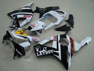 2002-2003 Honda CBR900RR 954 Motorcycle Fairings - White Yellow Glossy Black Rizoma Playboy 14 Canada